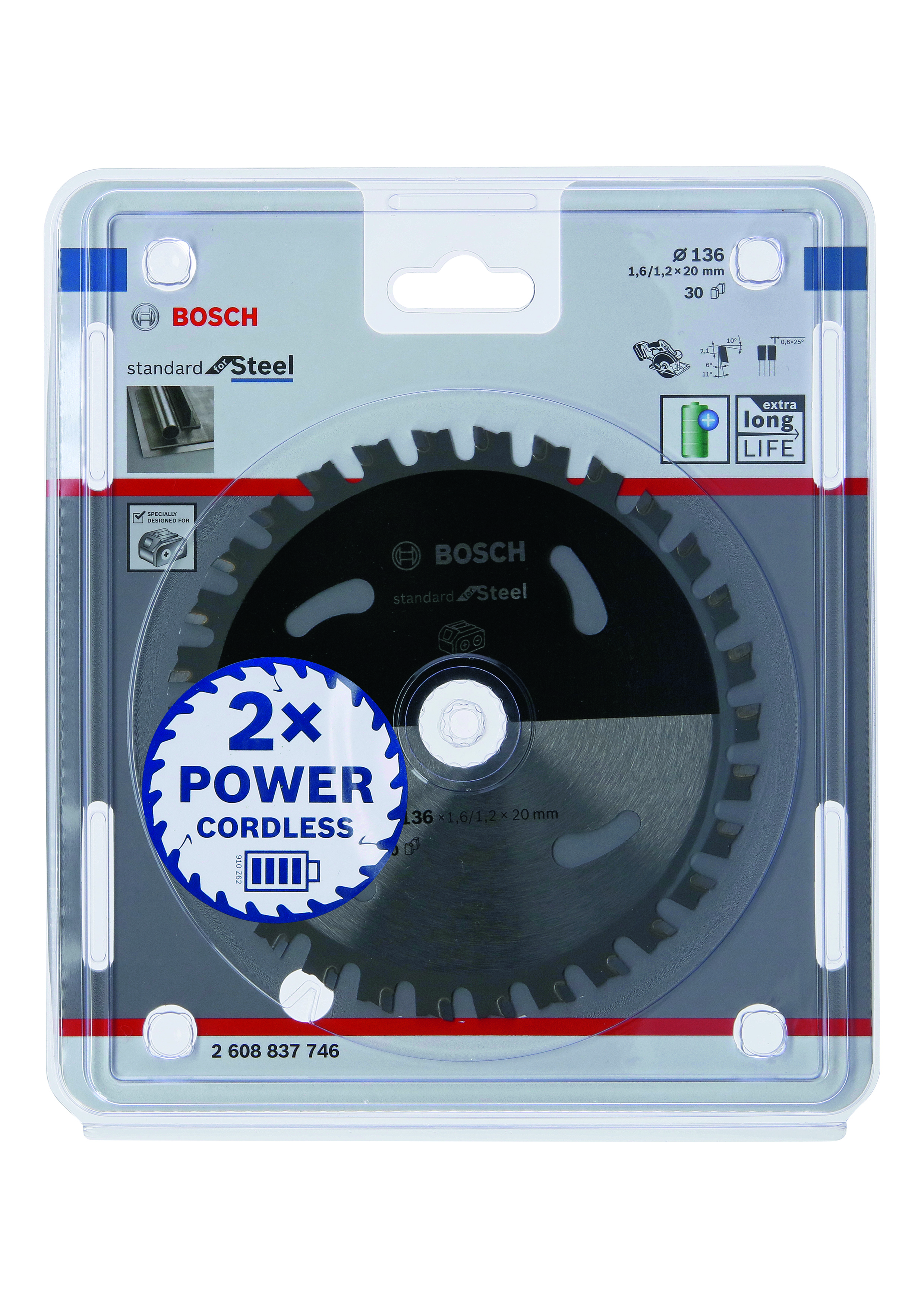 Bosch TCT Blade 136x20mm 30T